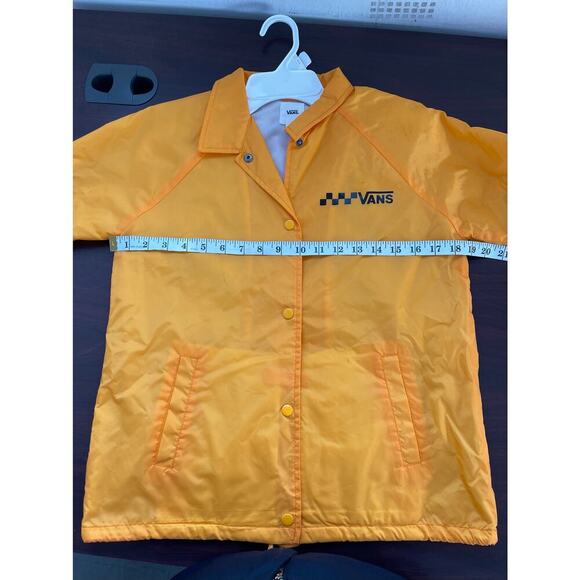 Vans Orange Nylon Snap Button Jacket xs - Picture 3 of 8